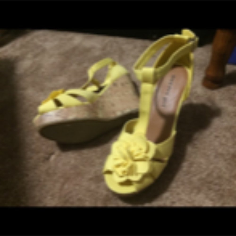 Madden Girl Kolasso yellow heels